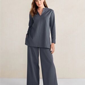 Haven Well Within Organic Cotton Tunic Comfy Cleangirl Leisure Loungewear Sz M